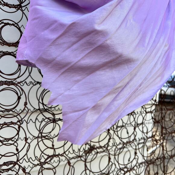 Y2K Alfred Angelo purple ruched sequin short strapless prom dress - Picture 6 of 10